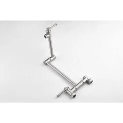 Pot Filler Faucet Wall Mount Pot Filler Faucet, Modern Brass Pot Filler Two-Attachment Wall Mount Folding Kitchen -Tahanbath brushed nickel tahanbath pot fillers z w1272 91452 4f 1000