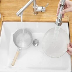 Brushed Nickel Touch 16.53 In. H Pull Down Sprayer Kitchen Faucet With 360 ° Spout Swivel -Tahanbath brushed nickel tahanbath pull down kitchen faucets z w1932p300394 fa 1000