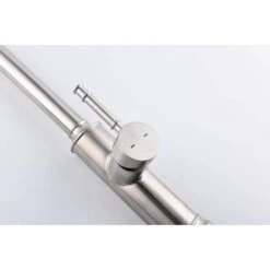 Single Handle Pull Down Sprayer Kitchen Faucet With Pull Down Sprayer In Brushed Nickel -Tahanbath brushed nickel tahanbath pull down kitchen faucets z w2287 142963 44 1000