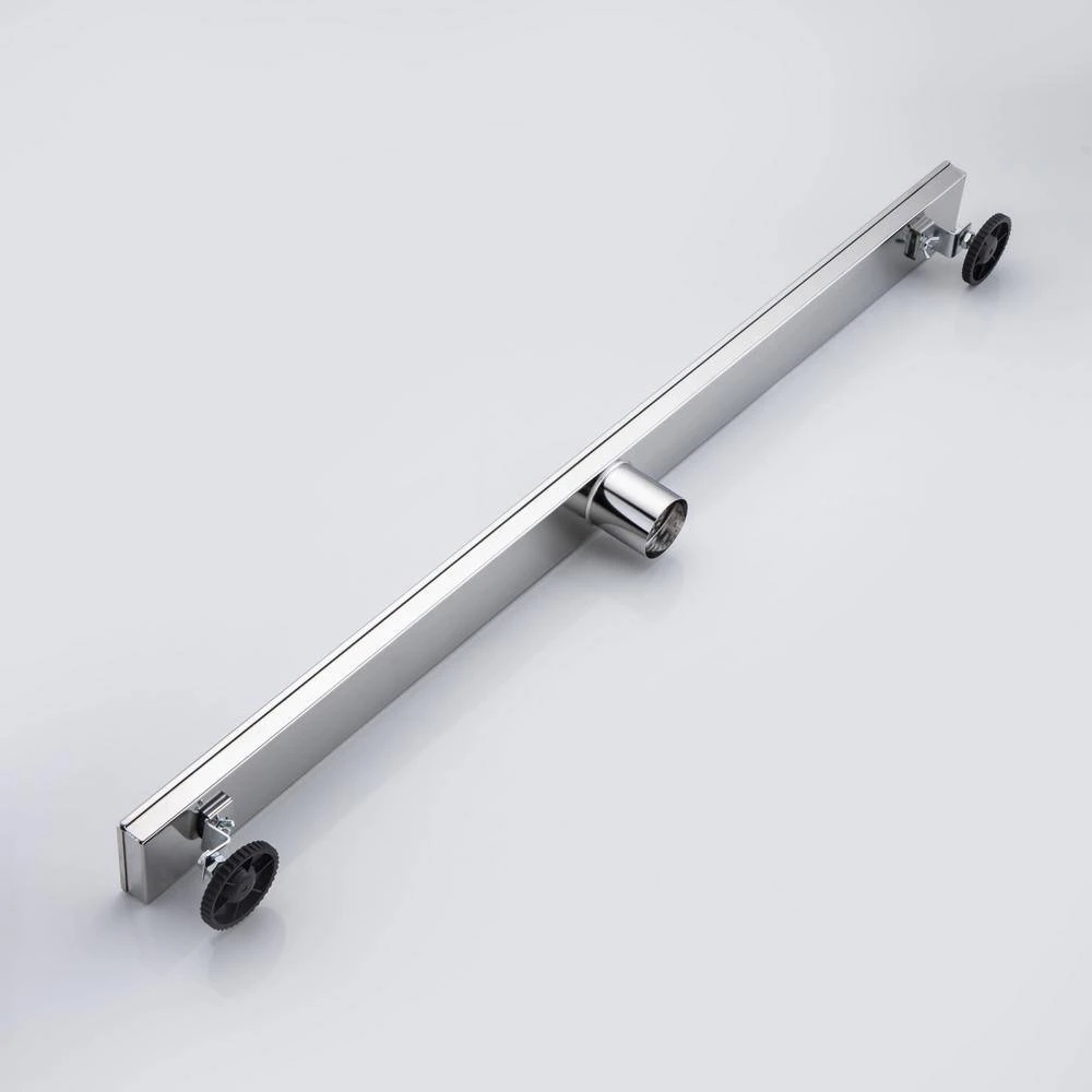 2.75 In W X 36 In D Stainless Steel Decorative Drain Cover With Brushed Nickel 6 2.75 In W X 36 In D Stainless Steel Decorative Drain Cover With Brushed Nickel - Image 6