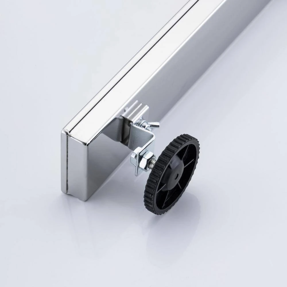 2.75 In W X 36 In D Stainless Steel Decorative Drain Cover With Brushed Nickel 4 2.75 In W X 36 In D Stainless Steel Decorative Drain Cover With Brushed Nickel - Image 4