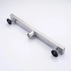 2.75 In. W X 24 In. D Grid Shower Drain Stainless Steel Decorative Drain Cover With Brushed Nickel 14 2.75 In. W X 24 In. D Grid Shower Drain Stainless Steel Decorative Drain Cover With Brushed Nickel -Tahanbath brushed nickel tahanbath shower drains q pzz 7002bn 24 4f 1000