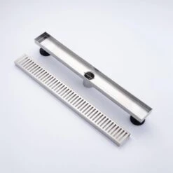 2.75 In. W X 24 In. D Grid Shower Drain Stainless Steel Decorative Drain Cover With Brushed Nickel 13 2.75 In. W X 24 In. D Grid Shower Drain Stainless Steel Decorative Drain Cover With Brushed Nickel -Tahanbath brushed nickel tahanbath shower drains q pzz 7002bn 24 c3 1000