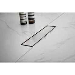 12 In. Linear Shower Drain With Removable Cover, 304-Stainless Shower Drain Included Hair Strainer And Leveling Feet 12 12 In. Linear Shower Drain With Removable Cover, 304-Stainless Shower Drain Included Hair Strainer And Leveling Feet -Tahanbath brushed nickel tahanbath shower drains z d0102h7vhmp 66 1000