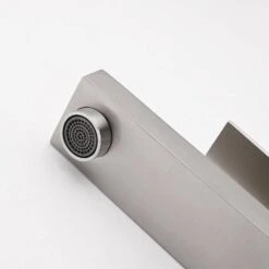 Bathroom Faucet Single Hole, Single Handle Stainless Steel Faucet For Bathroom Sink In Brushed Nickel -Tahanbath brushed nickel tahanbath single hole bathroom faucets w1224p195900 1f 1000