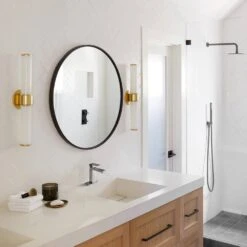 Bathroom Faucet Single Hole, Single Handle Stainless Steel Faucet For Bathroom Sink In Brushed Nickel -Tahanbath brushed nickel tahanbath single hole bathroom faucets w1224p195900 31 1000