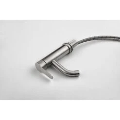 Single Handle Bathroom Sink Faucet In Brushed Nickel -Tahanbath brushed nickel tahanbath single hole bathroom faucets y w2287 143048 4f 1000