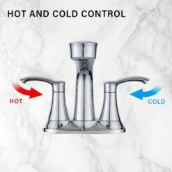 Titus Double Handle Wall Mounted Bathroom Faucet In Chrome 9 Titus Double Handle Wall Mounted Bathroom Faucet In Chrome -Tahanbath brushed nickel tahanbath wall mounted faucets z w122470444 1f 1000