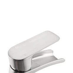 Single Handle Wall Mounted Bathroom Faucet With Deck Plate And Overflow Pop Up Drain In Brushed Nickel -Tahanbath brushed nickel tahanbath wall mounted faucets z w1224p225010 44 1000