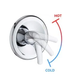 7 Spray Fixed And Handheld Shower Head Dual Shower Head Spa System In Chrome -Tahanbath chrome dual shower heads x w1219 w47651 fa 1000