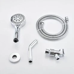 5-Spray Wall Mount Handheld Shower Head 2.5 GPM In Chrome -Tahanbath chrome handheld shower heads z w122458401 76 1000