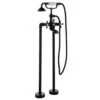 3-Handle Traditional Freestanding Bathtub Faucet(Oil Rubbed Bronze)