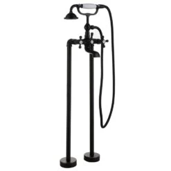 3-Handle Traditional Freestanding Bathtub Faucet(Oil Rubbed Bronze)
