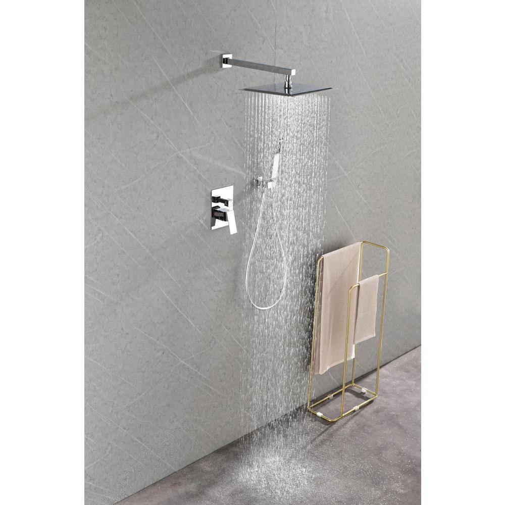 Single-Handle Claw Foot Tub Faucet With Hand Shower In. Chrome 8 Single-Handle Claw Foot Tub Faucet With Hand Shower In. Chrome - Image 8