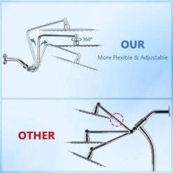 1-Spray Patterns With 2 GPM 12 In. Wall Mount Rain Fixed Shower Head In Chrome -Tahanbath chrome tahanbath fixed shower heads z w1219p294012 44 1000