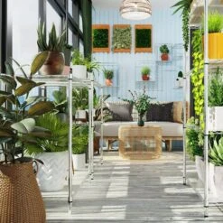 5 Tier Shelf Wire Shelving Unit-5T-1636-C-LKJ, 72H In Chrome -Tahanbath chrome tahanbath pantry organizers z w1550131997 fa 1000