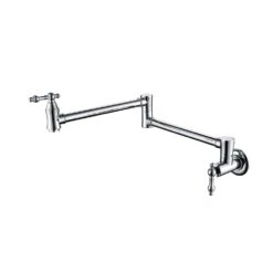 Wall Mount Pot Filler Faucet In Chrome