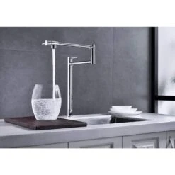 Freestanding Pot Filler Faucet With Extension Shank In Chrome 13 Freestanding Pot Filler Faucet With Extension Shank In Chrome -Tahanbath chrome tahanbath pot fillers y w928 104108 31 1000