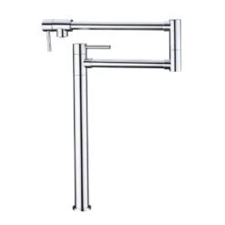 Freestanding Pot Filler Faucet With Extension Shank In Chrome