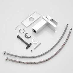 Sink Faucet With Deck Plate Waterfall Chrome Bathroom Faucets For Sink 1 Hole Or 3 Holes One Handle Faucets -Tahanbath chrome tahanbath single hole bathroom faucets z w1932p181205 1f 1000