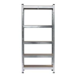 150 X 75 X 30cm 5-Tiers Galvanizing Storage Rack In Gray -Tahanbath gray tahanbath pantry organizers z w808p152923 1f 1000