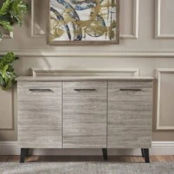 Multi Function Cabinet In Grey -Tahanbath grey tahanbath pantry organizers z 60357 00gry 44 1000