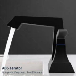 4 In. Centerset Bathroom Faucet Sink Mixer Tap With Drain And Supply Kits In Matt Black -Tahanbath matt black centerset bathroom faucets x dr 4001 mb 31 1000