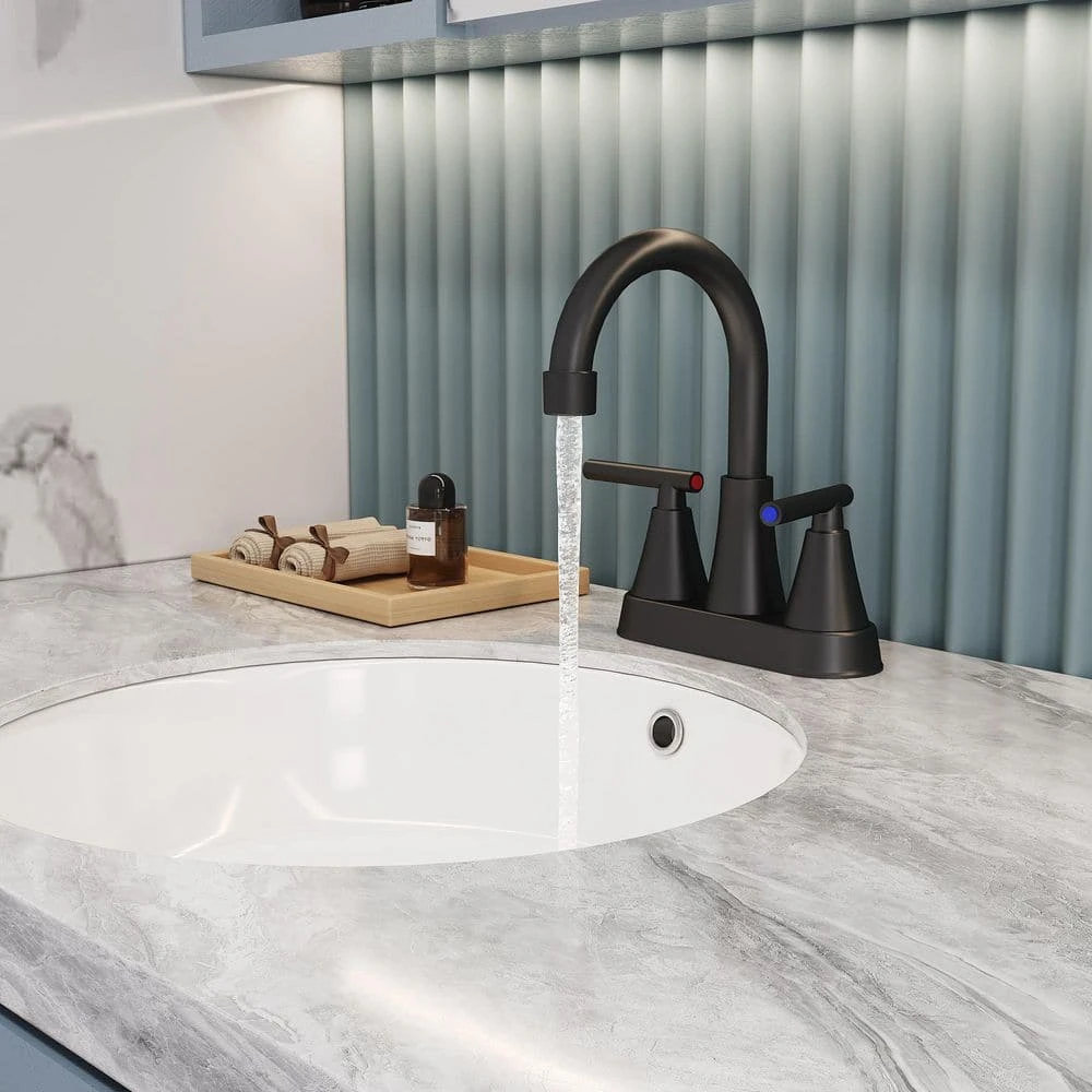 7.86 In. CUPC Certified 2-handle Bathroom Bidet Faucet Sink Faucet (Matte Black) 5 7.86 In. CUPC Certified 2-handle Bathroom Bidet Faucet Sink Faucet (Matte Black) - Image 5