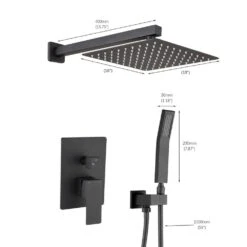 2-Handle Claw Foot Tub Faucet With Hand Shower In. Matt Black -Tahanbath matt black tahanbath claw foot tub faucets z w121951936 44 1000