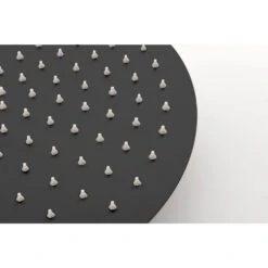 Single Handle 2-Spray Shower Faucet 2.0 GPM With Pressure Balance And Hand Shower In Matte Black -Tahanbath matt black tahanbath dual shower heads z w1272 101887 4f 1000