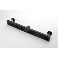 24 In. Linear Shower Drain, Included Hair Strainer And Leveling Feet In Matt Black -Tahanbath matt black tahanbath sink strainers y w2287 p147602 fa 1000