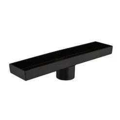 12 In. Linear Shower Drain, Included Hair Strainer And Leveling Feet In Matt Black 9 12 In. Linear Shower Drain, Included Hair Strainer And Leveling Feet In Matt Black -Tahanbath matt black tahanbath sink strainers y w2287 p147633 4f 1000