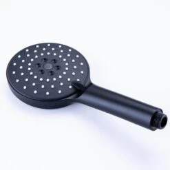 Single Handle 3-Spray High Pressure Tub And Shower Faucet Combo With Tub Spout In Matte Black (Valve Included) -Tahanbath matte black bathtub shower faucet combos w1194 d96203h zq 1f 1000