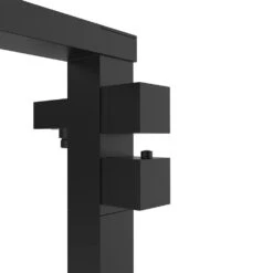 Freestanding Bathtub Cantilever Faucet Waterfall Tub Filler With Hand Shower In Matte Black -Tahanbath matte black claw foot tub faucets x dr 51001zb 44 1000