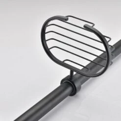 5 Spray Dual Shower Head And Handheld Shower Head Wall Mount 1.8 GPM In Matte Black -Tahanbath matte black dual shower heads x w1219 w49749 4f 1000