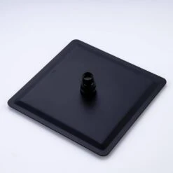 1-Spray Patterns With 2.5 GPM 10 In. Wall Mount Rain Fixed Shower Head In Matte Black (Valve Included) 16 1-Spray Patterns With 2.5 GPM 10 In. Wall Mount Rain Fixed Shower Head In Matte Black (Valve Included) -Tahanbath matte black fixed shower heads pzz 93101 h zq 1f 1000