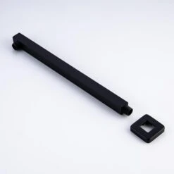 1-Spray Patterns With 2.5 GPM 10 In. Wall Mount Rain Fixed Shower Head In Matte Black (Valve Included) 18 1-Spray Patterns With 2.5 GPM 10 In. Wall Mount Rain Fixed Shower Head In Matte Black (Valve Included) -Tahanbath matte black fixed shower heads pzz 93101 h zq fa 1000