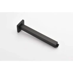 1-Spray Patterns 2.5 GPM 0 In. Ceiling Mount Fixed Shower Head In Matte Black -Tahanbath matte black fixed shower heads z w92867793 1f 1000