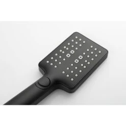 3-Spray Wall Mount Handheld Shower Head 1.8 GPM In Matte Black -Tahanbath matte black handheld shower heads z th3008mb fa 1000