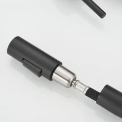 Single Handle Pull Out Sprayer Single Deckplate Hole Bar Cantilever Faucet In Matte Black -Tahanbath matte black pull out kitchen faucets x xy 1300 33b ss us 1f 1000