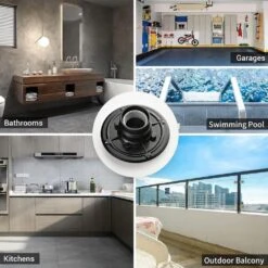 Shower Drain Base With Adjustable Ring + Rubber Coupler For Linear Shower Drain Installation -Tahanbath matte black shower drains z w92870415 66 1000