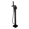 Single-Handle Claw Foot Freestanding Tub Faucet In Matte Black