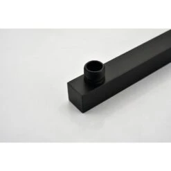 1-Spray Patterns Freestanding Square Dual Handheld Shower Head 6 GPM In Matte Black -Tahanbath matte black tahanbath dual shower heads z s b509 10mb 31 1000