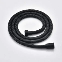 2-Spray 2.5 GPM Ceiling Mounted Dual Shower System Combo Set With Handheld And 10 In. Shower Head Matte Black -Tahanbath matte black tahanbath dual shower heads z th6006 10mb fa 1000