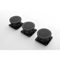 Shower System With Shower Head, Hand Shower, Slide Bar, Bodysprays, Shower Arm, Hose, Valve Trim And Lever Handles -Tahanbath matte black tahanbath dual shower heads z w1272 64780 fa 1000