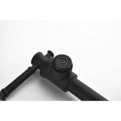 Wall Mount Pot Filler Faucet Wall Mount Pot Filler Faucet, Modern Brass Pot Filler 2-Attachment In Matte Black -Tahanbath matte black tahanbath pot fillers y w928 104082 fa 1000