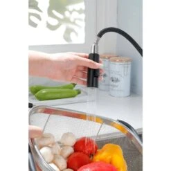 Kitchen Faucet Single Handle Pull Down Sprayer Kitchen Faucet In Matte Black 15 Kitchen Faucet Single Handle Pull Down Sprayer Kitchen Faucet In Matte Black -Tahanbath matte black tahanbath pull down kitchen faucets z th9001mb 8 31 1000