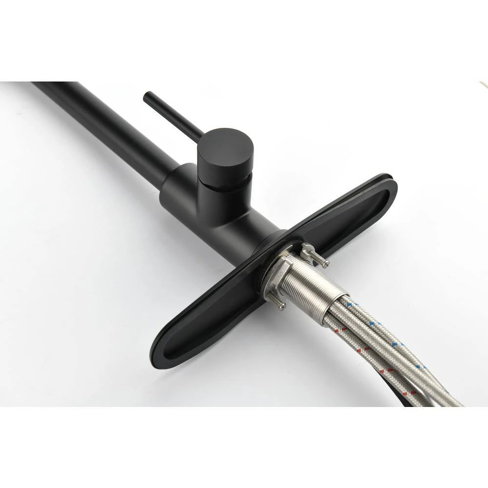 Kitchen Faucet Single Handle Pull Down Sprayer Kitchen Faucet In Matte Black 7 Kitchen Faucet Single Handle Pull Down Sprayer Kitchen Faucet In Matte Black - Image 7