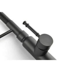 21 In. Touch Kitchen Faucet With Pull Down Sprayer In Black 360° Spout Swivel -Tahanbath matte black tahanbath pull down kitchen faucets z w2287p143151 1d 1000