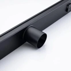 2.75 In W X 36 In D Stainless Steel Decorative Drain Cover With Matte Black -Tahanbath matte black tahanbath shower drains q pzz 7001h 36 44 1000